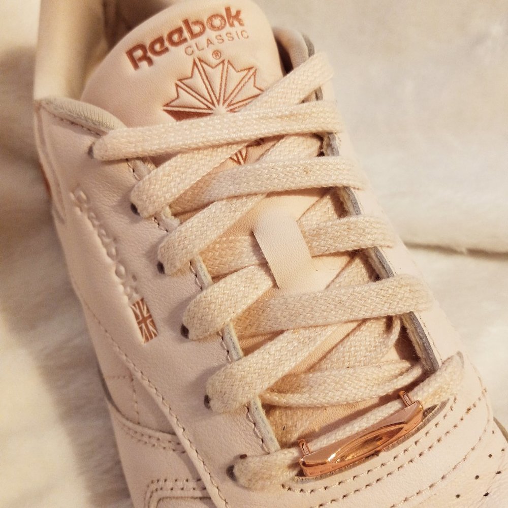 Women's Reebok Classic Rose Gold Royal Glide Running Sneakers - Picture 5 of 5